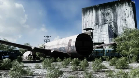 Apocalipse view. Armageddon. Realistic 4k animation. Vidéo 145916113