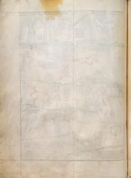 The Apocalypse. Folio 32 verso Stock Illustration