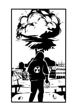 Apocalypse illustration Illustrazione stock