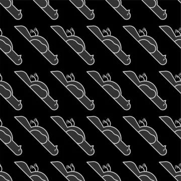 Apocalypse pattern seamless. Dead birds fall from sky background. Stock Illustration
