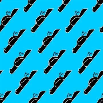 Apocalypse pattern seamless. Dead birds fall from sky background. Stock Illustration