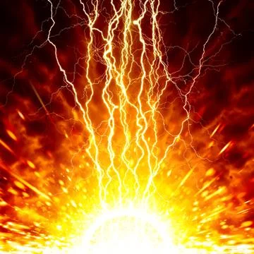 Apocalyptic background Stock Illustration