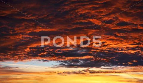 Apocalyptic Clouds Stock Photos
