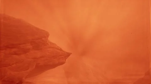 Apocalyptic Dust Cloud Cinematic Render Stock Footage 319006232