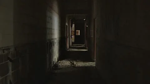 Apocalyptic Hallway of Wretched Dread Stock Footage 11147452