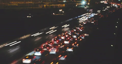 Apocalyptic Highway Stock Footage 53194983