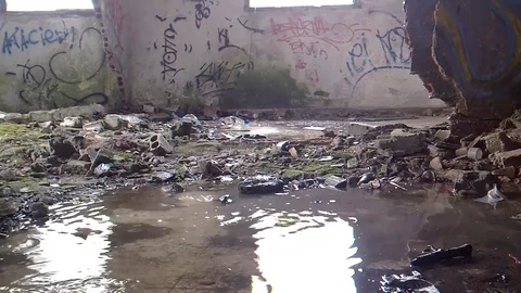 Apocalyptic Place Stock Footage 79014364