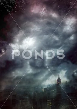 APOCALYPTIC SC-FI PSD Template