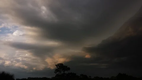 Apocalyptic Storm Clouds (4K-plus, 23.976) Stock Footage 97424588