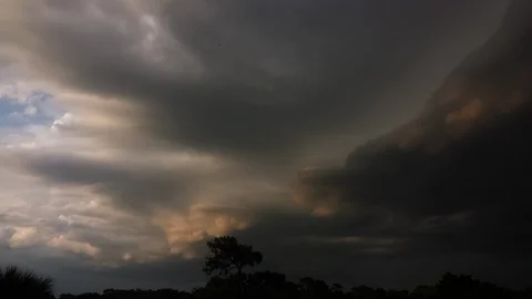 Apocalyptic Storm Clouds (4K-plus, 29.97) Stock Footage 97426107