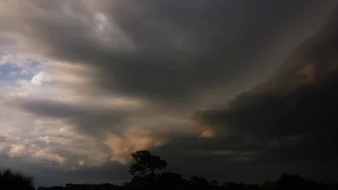 Apocalyptic Storm Clouds (4K-plus, 25fps) Stock-Footage 97426722