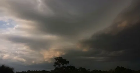 Apocalyptic Storm Clouds Time Lapse (2160p 29.97) Stock-Footage 77146148