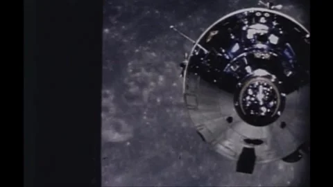 Apollo 10 command module travelling in space, call sign 'Charlie Brown' Stockbeeldmateriaal 270937617