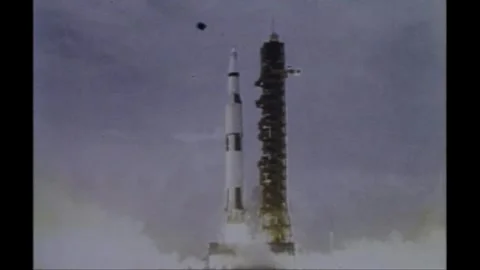 Apollo 10 spacecraft launch Stock Footage 270937650