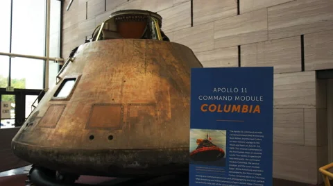 Apollo 11 space craft Stock Footage 57169455