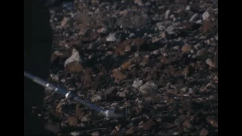 Apollo 14 Astronaut Alan Shepard pre-launch geology training Stock Footage 274336059