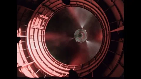 Apollo 4 spacecraft launch views of stage separation Video stock 263452957