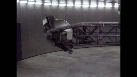 Apollo 8 space program centrifuge test Stock Footage 263452522