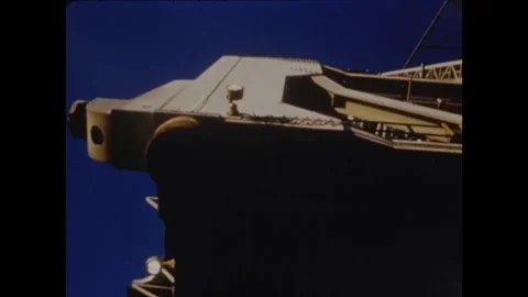 Apollo 8 spacecraft rolling out from Vehicle Assembly Building Stock Footage 297183520