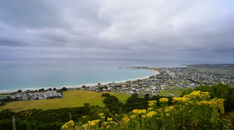 Apollo Bay township Stock Footage 57255647