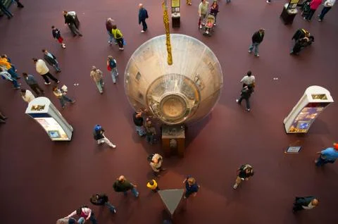 Apollo Capsule At the Smithsonian Stock Photos
