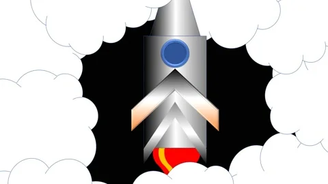 Apollo gliding into space 動画素材 219628891