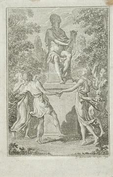 Apollo Playing Stock Illustration