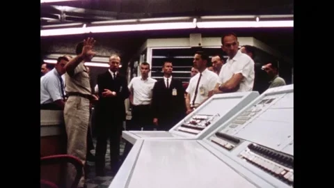 Apollo Space Program astronauts facility training Vídeos de archivo 263453119