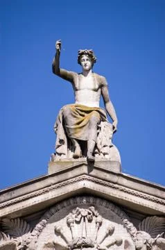 Apollo statue, Ashmolean Museum, Oxford Stock Photos