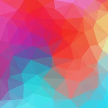 Apolymesh6-03-01 [Converted]Multicolor blue, red polygonal illustration, whic Stock-Illustration