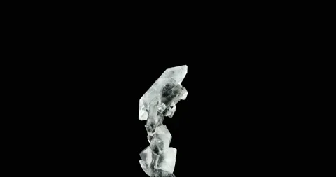 Apophyllite with chalcedony 360° rotation Stock Footage 237602400