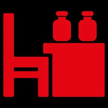 Apothecary Table Icon Illustrazione stock