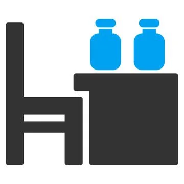 Apothecary Table Icon Illustrazione stock