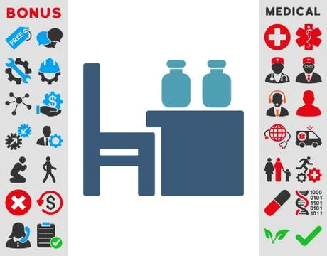 Apothecary Table Icon Illustrazione stock