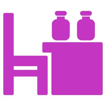 Apothecary Table Icon Illustrazione stock