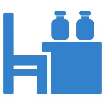 Apothecary Table Icon Illustrazione stock
