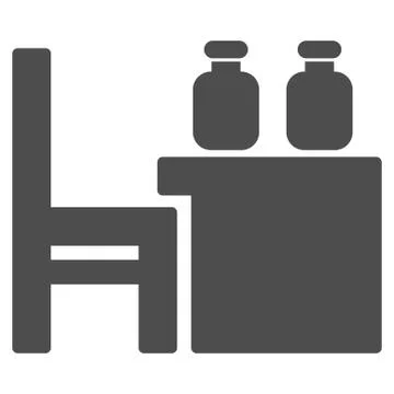 Apothecary Table Icon Illustrazione stock
