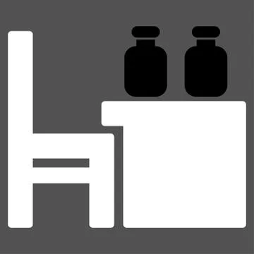 Apothecary Table Icon Illustrazione stock