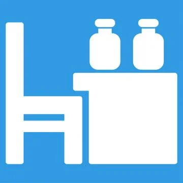 Apothecary Table Icon Illustrazione stock