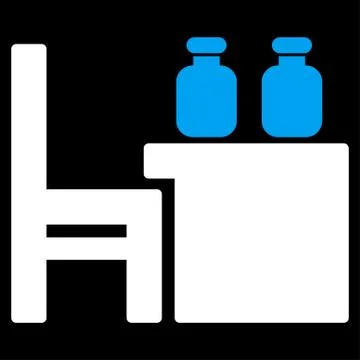 Apothecary Table Icon Illustrazione stock