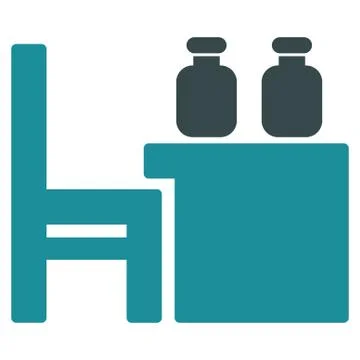 Apothecary Table Icon Illustrazione stock