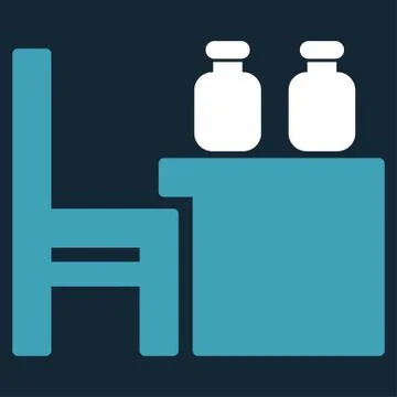 Apothecary Table Icon Illustrazione stock