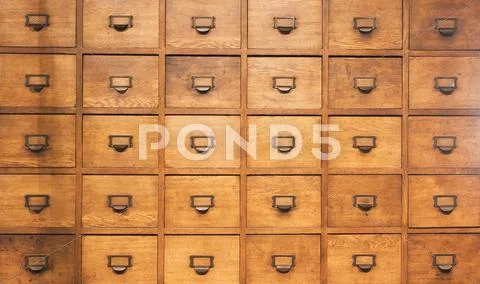Apothecary Wood Chest With Drawers