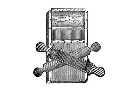 Apothecary’s Pill-Rolling Machine – 1897 Original Vintage Engraved Illustration Stock Illustration