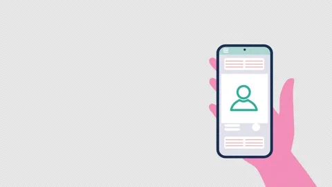 App Actions (add contact) Stock Footage 239644643