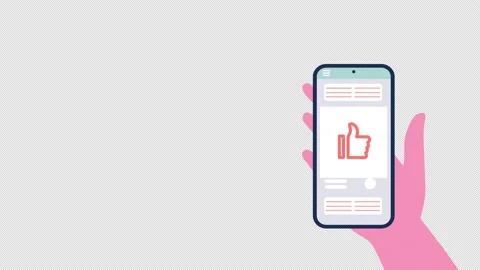 App actions (like) Stock Footage 239644641