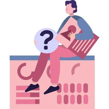 App and faq service development vector icon Illustrazione stock