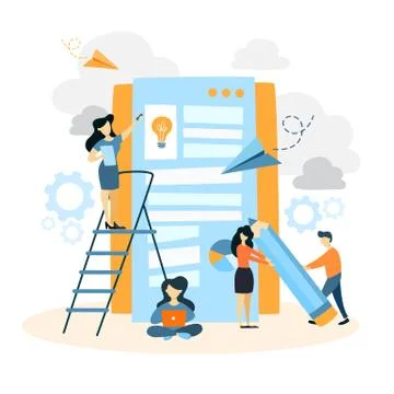 App building illustration. イラスト素材