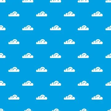 App cloud pattern vector seamless blue 스톡 일러스트