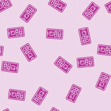 App controlled glyph seamless pattern 스톡 일러스트